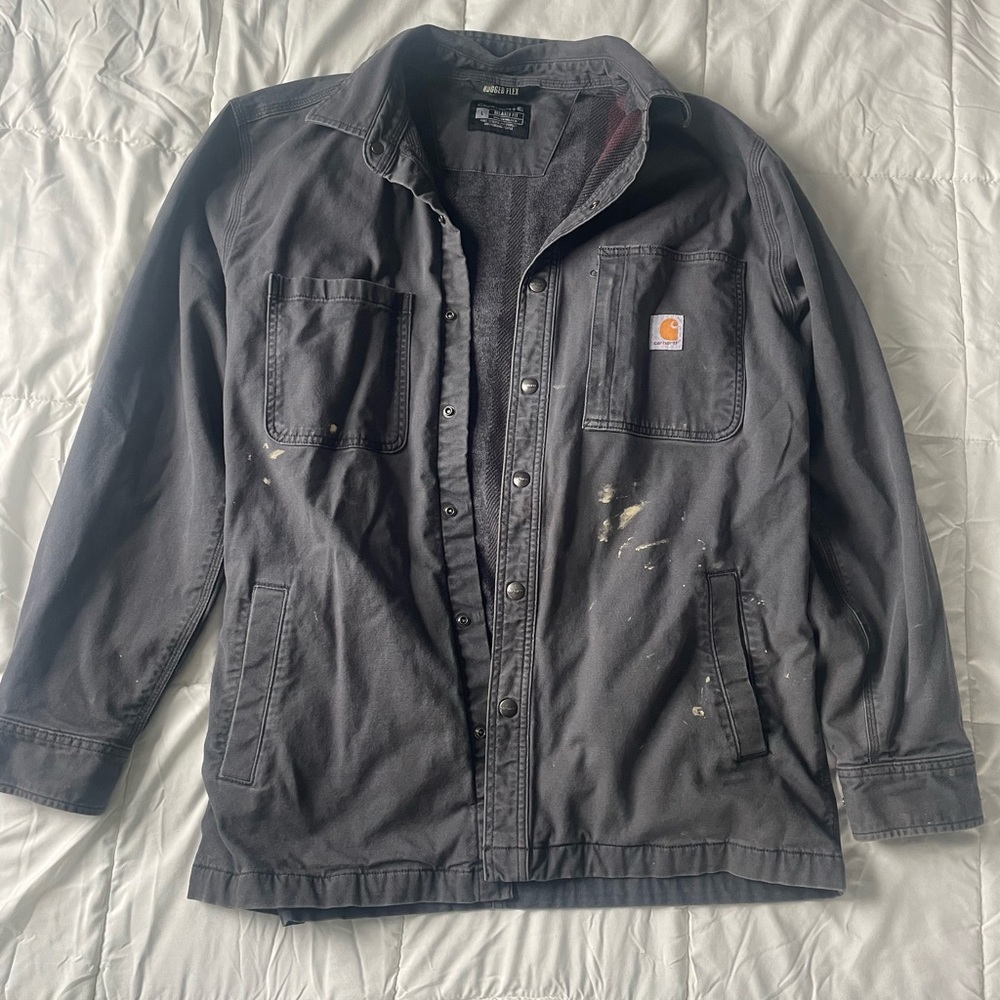 Vintage Carhartt Work Jacket w Flannel Lining